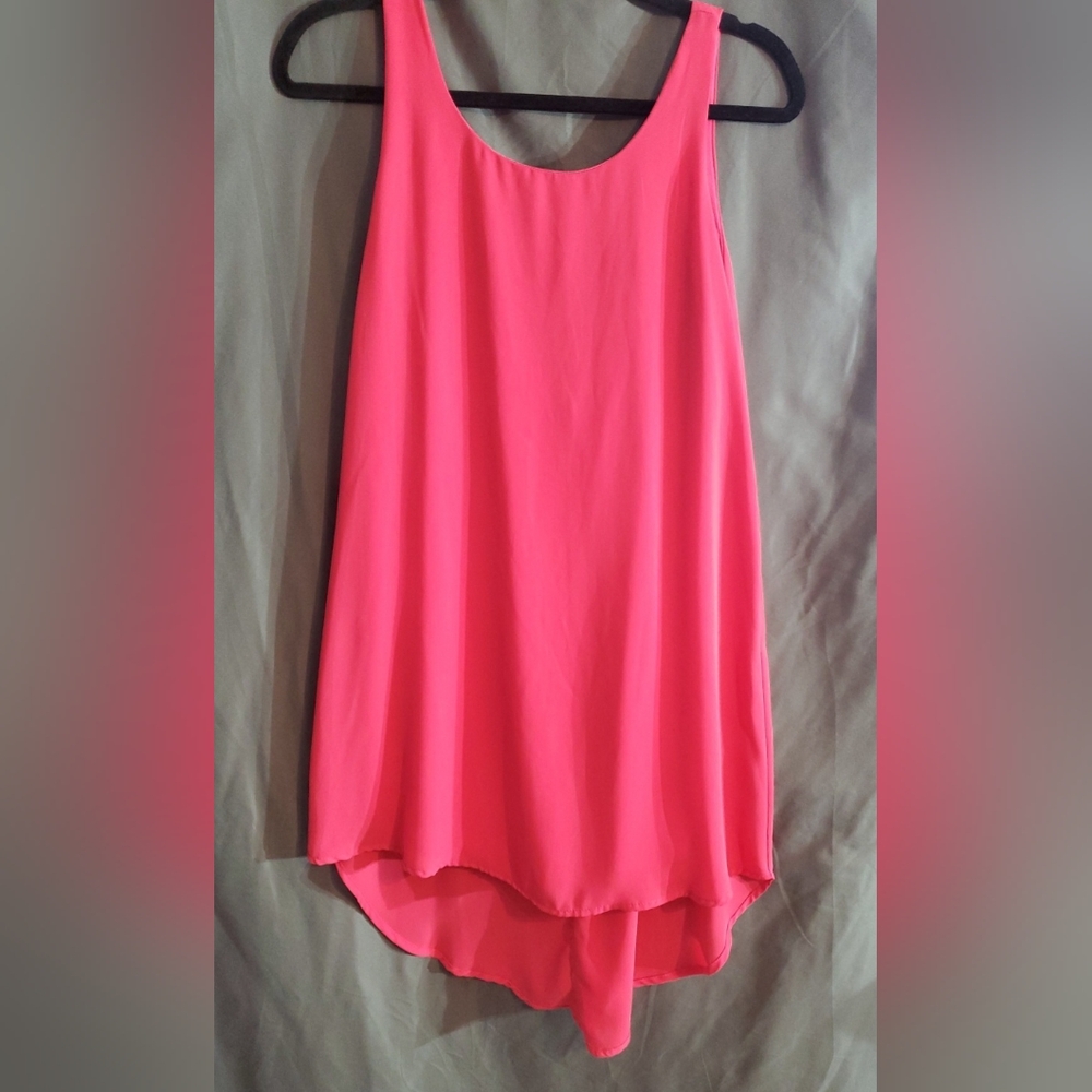 Fresh Tart Elegant Pink Women's Mini Dress With Back Bow Detail